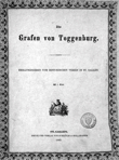 Die Grafen von Toggenburg