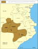 Territorien der Borrell von Osona