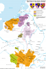 Burgund - Karte - Johann Ohnefurcht von Burgund