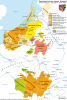 Burgund - Karte - Herrschaftsgebiet Philipp III. von Burgund