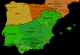 Spanien - Karte - Reich des Sancho III.