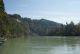 Runtigenflueh über der Aare. Standort der Burg Oltigen