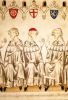 Kurfürsten bei der Königswahl 1308