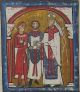 Graf Wilfried II. von Cerdanya mit Bischof Ermengol von Urgell