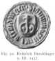 Heinrich von Beroldingen - Siegel