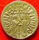 Münze mit dem Königspaar Isabel und Hethum I.