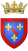 Wappen des Grafen von Soissons mit der Krone eines Fürsten des Blutes