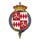 Wappen des William Montagu, 2. Earl of Salisbury als Ritter des Hosenbandordens